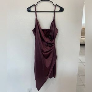 Satin purple Charlotte Russe dress. Size medium. Great condition.